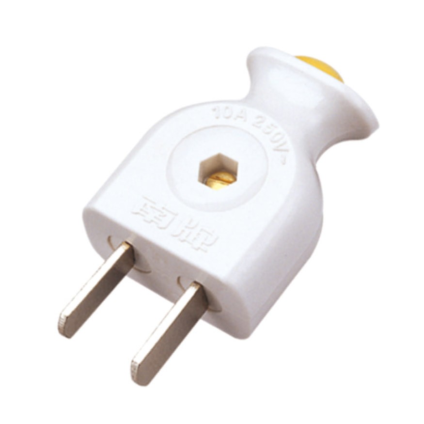 單相二級轉動扁插頭